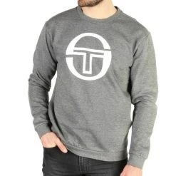 SERGIO TACCHINI Sweat Gris Homme Sergio Tacchini Crew Stadium