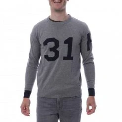 HUNGARIA Pull Over Gris Homme Hungaria R Neck Edition