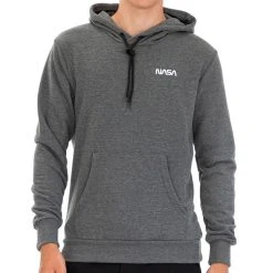 NASA Sweat à Capuche Gris Homme Nasa 42H