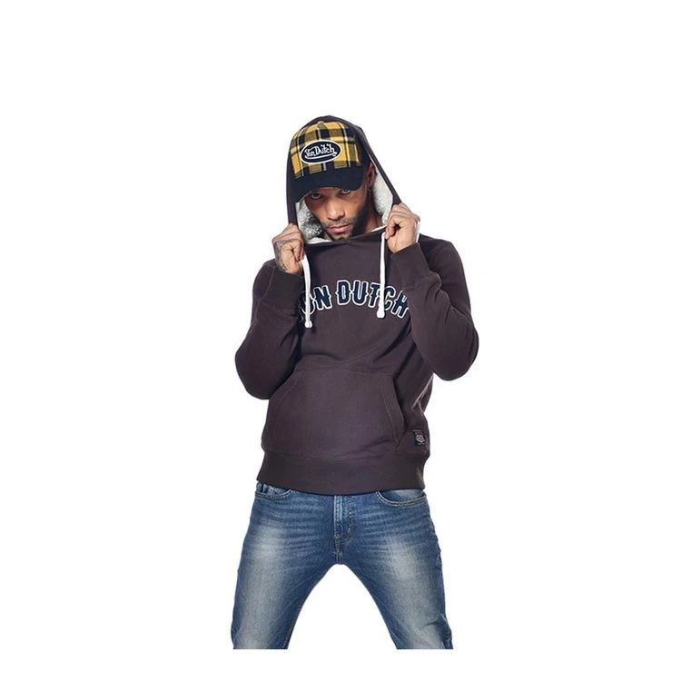 VONDUTCH Sweat à capuche doublure sherpa homme Must VONDUTCH Sweat à Capuche Doublure Sherpa Homme Must -NASA shop B2CD 2813