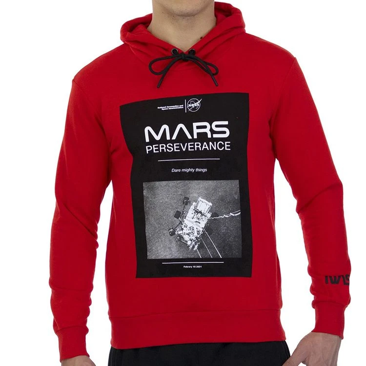 NASA Sweat à capuche Rouge Homme Nasa 02H NASA Sweat à Capuche Rouge Homme Nasa 02H -NASA shop B2CD 2898