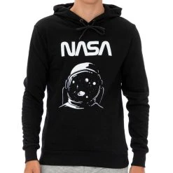 NASA Sweat Ă Capuche Noir Homme Nasa 68H