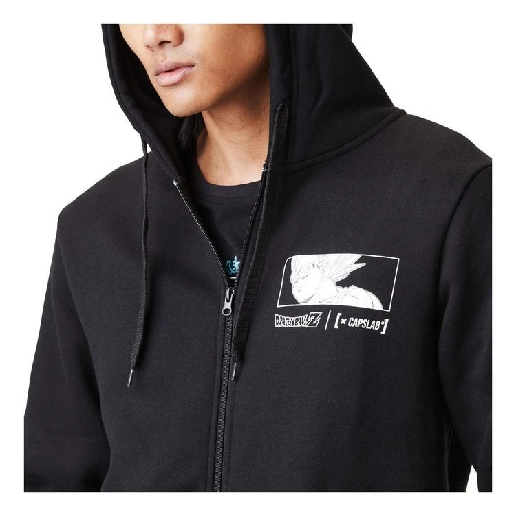 CAPSLAB Sweat à capuche avec zip homme Dragon Ball Z Vegeta CAPSLAB Sweat à Capuche Avec Zip Homme Dragon Ball Z Vegeta -NASA shop B2CD 3098