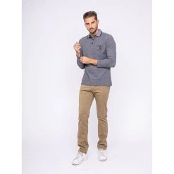 Ritchie Polo Manches Longues Pur Coton Poitier -NASA shop B2CD 43