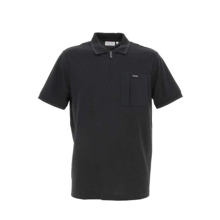 Calvin Klein Polo manches courtes Calvin klein Mix media repreve zip polo blk 7-228 Calvin Klein Polo Manches Courtes Calvin Klein Mix Media Repreve Zip Polo Blk 7-228 -NASA shop B2CD 735
