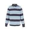 SERGE BLANCO Polo Manches Longues Serge Blanco Polo Jersey Raye Ciel Ml 7-109 -NASA shop B2CD 788