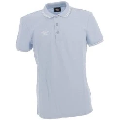 UMBRO Polo Manches Courtes Umbro Basics Polo Pique Bleu Jean 0-858