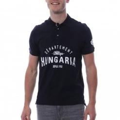 HUNGARIA Polo Bleu Marine Homme Hungaria Legend